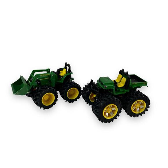 John Deere Monster Truck Toy Set - Green & Yellow - Picture 1 of 9